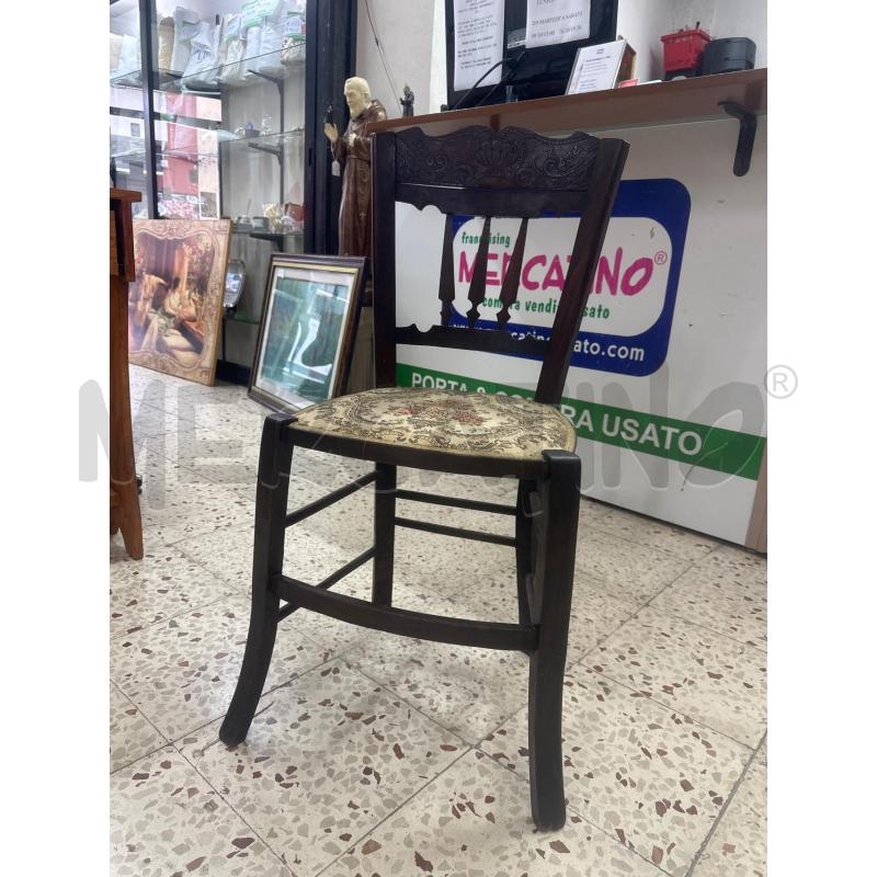 SEDIA VECCHIA IN LEGNO | Mercatino dell'Usato Mazara del vallo 4