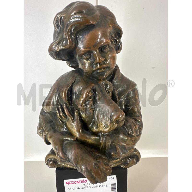 STATUA BIMBO CON CANE | Mercatino dell'Usato Mazara del vallo 5
