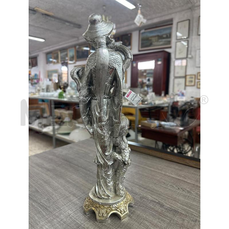 STATUETTA GIAPPONESE ARGENTATA | Mercatino dell'Usato Mazara del vallo 2