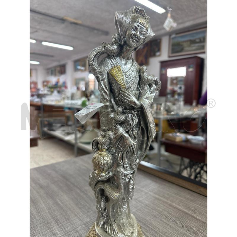 STATUETTA GIAPPONESE ARGENTATA | Mercatino dell'Usato Mazara del vallo 4