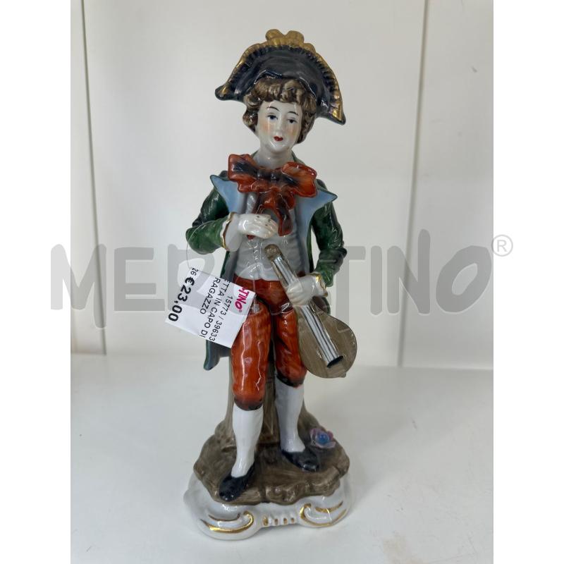 STATUETTA IN CAPO DI MONTE RAGAZZO | Mercatino dell'Usato Mazara del vallo 1