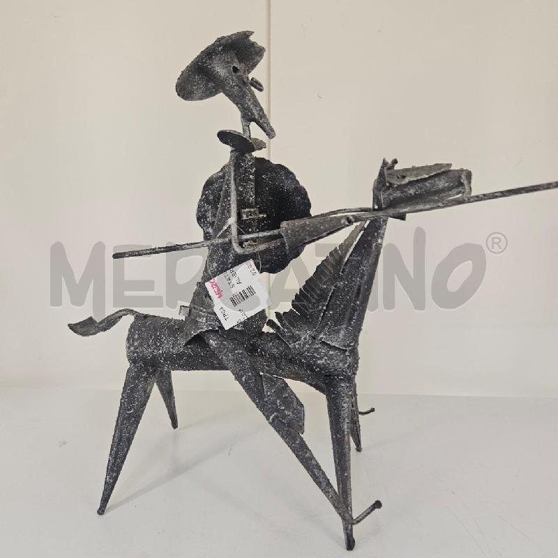 STATUETTA METALLO CAVALIERE A CAVALLO | Mercatino dell'Usato Mazara del vallo 1