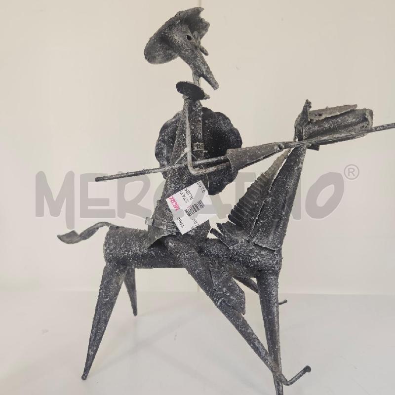 STATUETTA METALLO CAVALIERE A CAVALLO | Mercatino dell'Usato Mazara del vallo 3