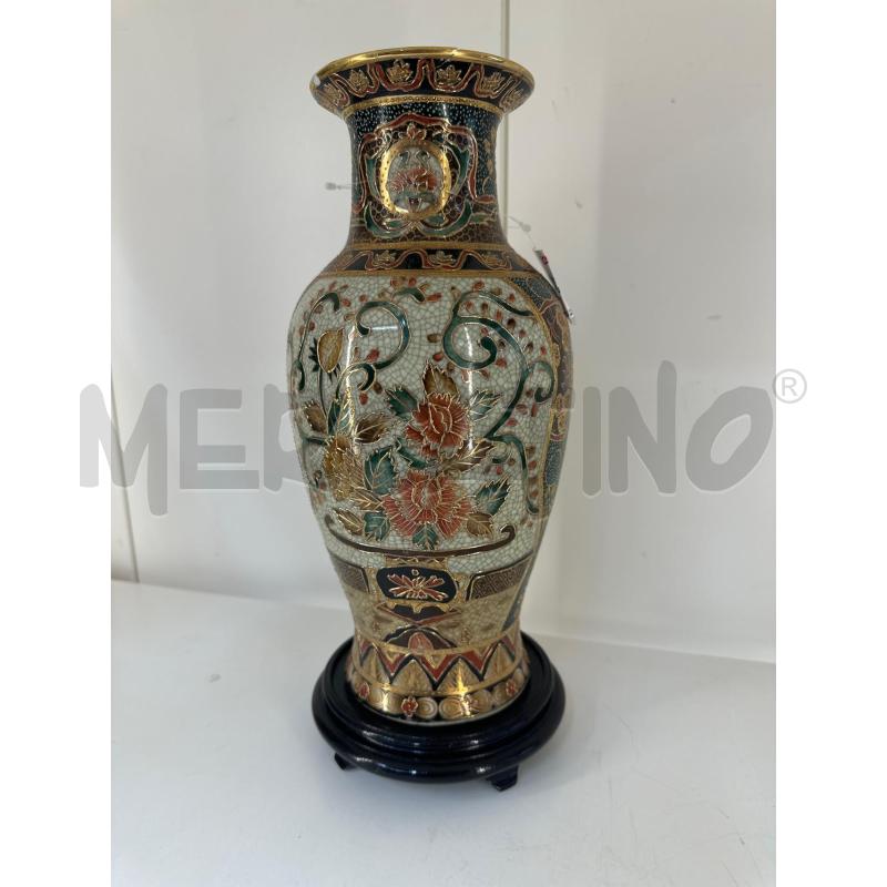VASO CINESE IMMAGINE FIORI IN RILIEVO | Mercatino dell'Usato Mazara del vallo 4