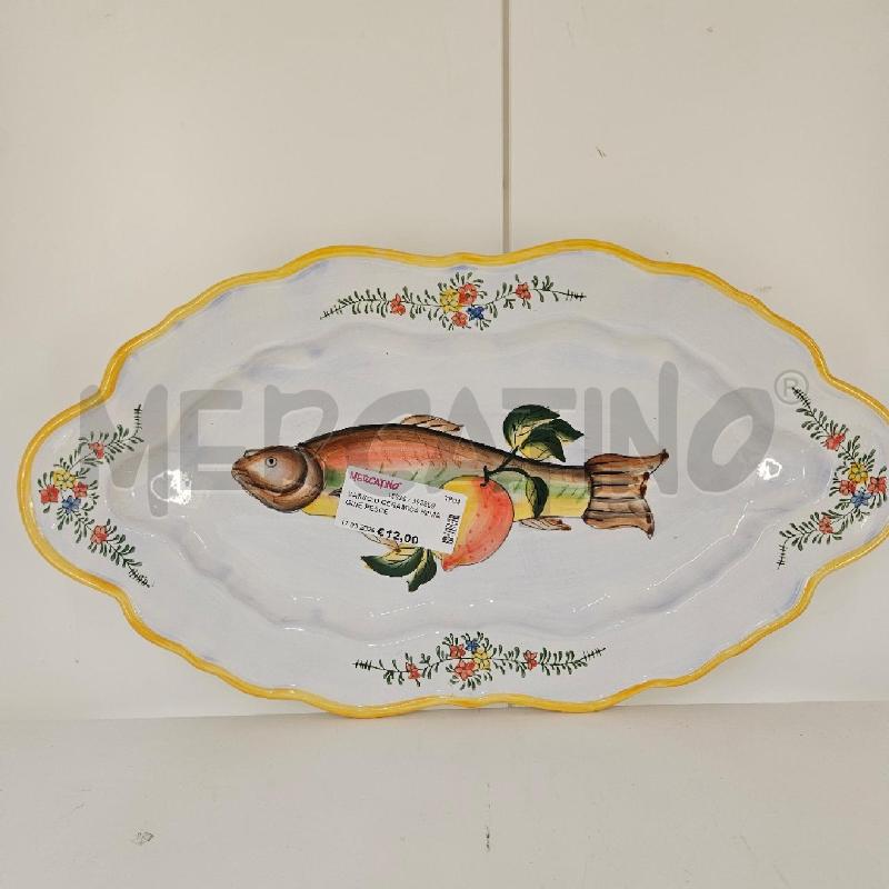 VASSOIO CERAMICA IMMAGINE PESCE | Mercatino dell'Usato Mazara del vallo 1