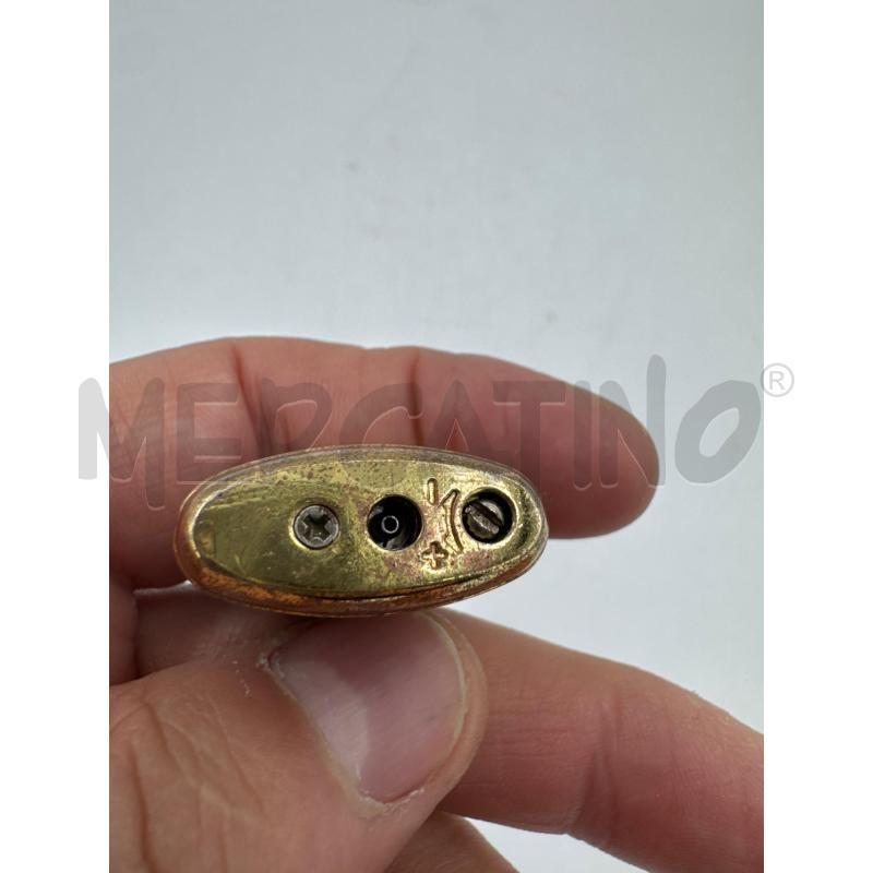 ACCENDINO DA COLLEZIONE RONSON GRIGIO DORATO | Mercatino dell'Usato Trapani via libica 2