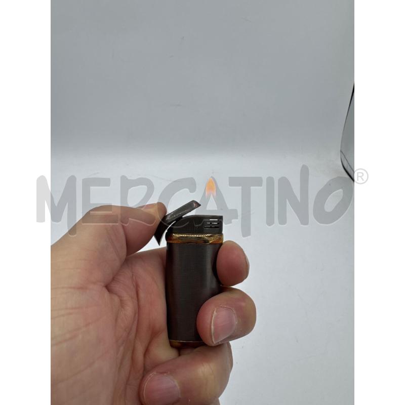 ACCENDINO DA COLLEZIONE RONSON GRIGIO DORATO | Mercatino dell'Usato Trapani via libica 3