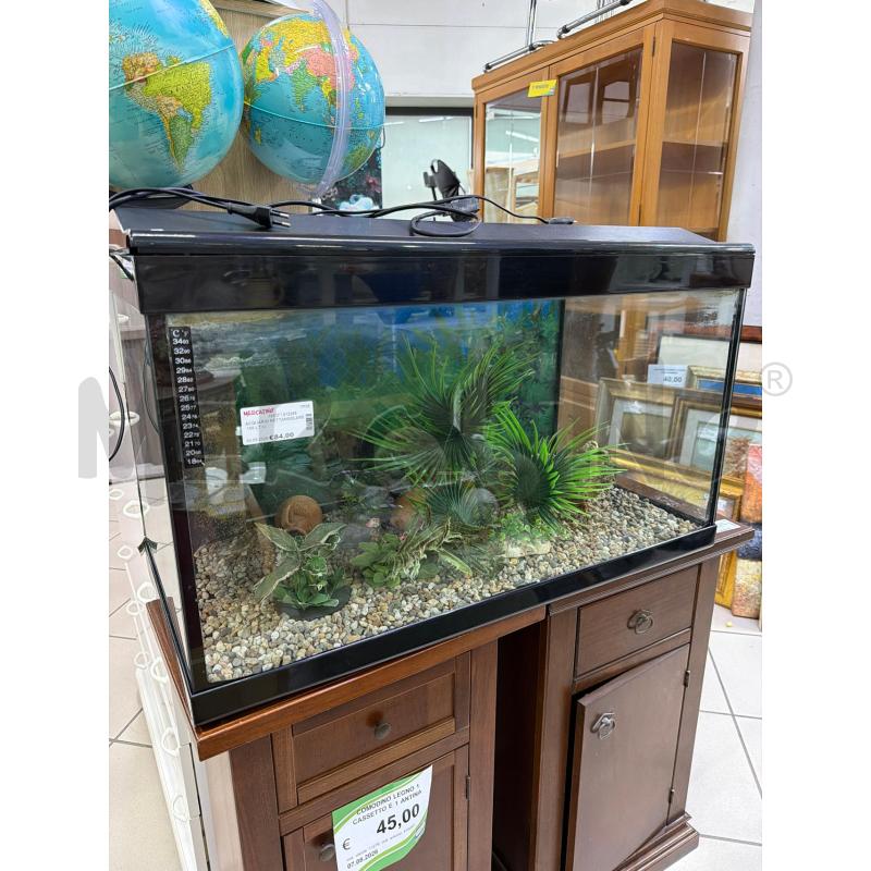 ACQUARIO RETTANGOLARE 100 LT +- | Mercatino dell'Usato Trapani via libica 1