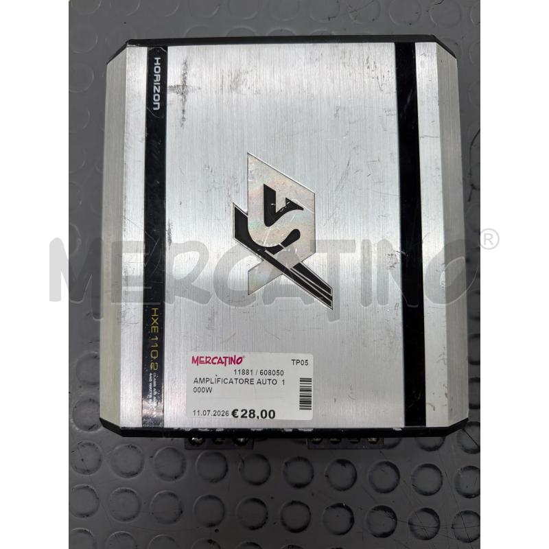 AMPLIFICATORE AUTO  1000W  | Mercatino dell'Usato Trapani via libica 2