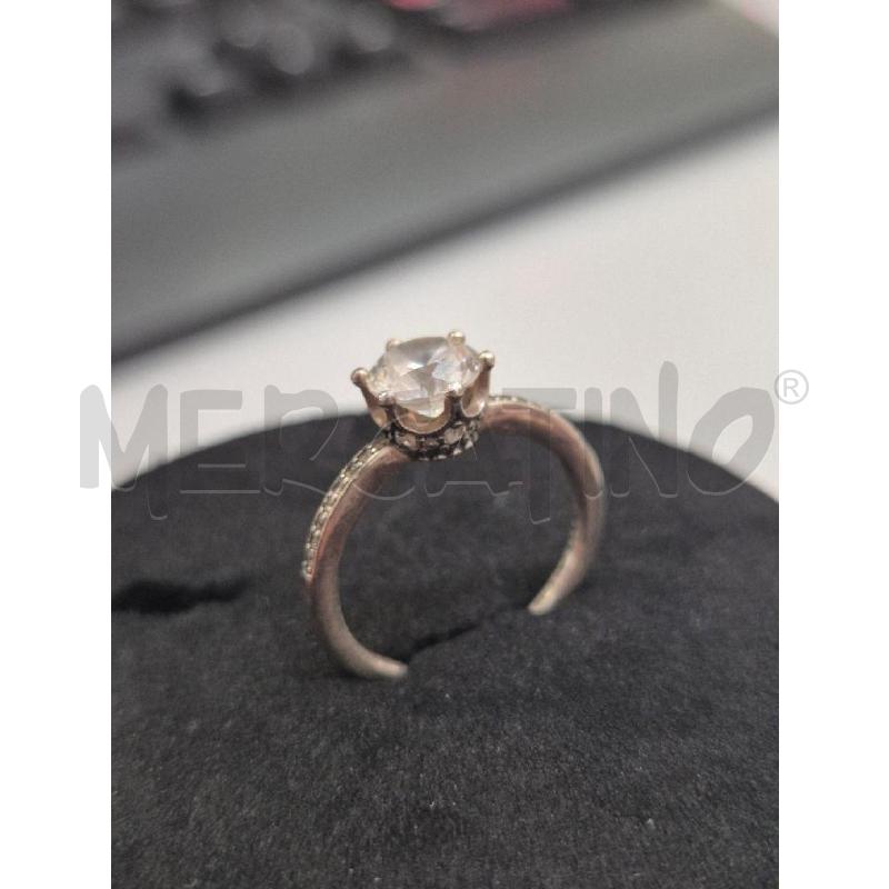 ANELLO DONNA PANDORA CORONA STRASS ARG  | Mercatino dell'Usato Trapani via libica 3