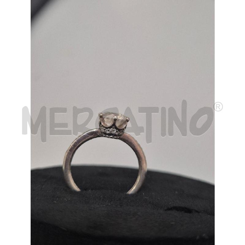 ANELLO DONNA PANDORA CORONA STRASS ARG  | Mercatino dell'Usato Trapani via libica 4