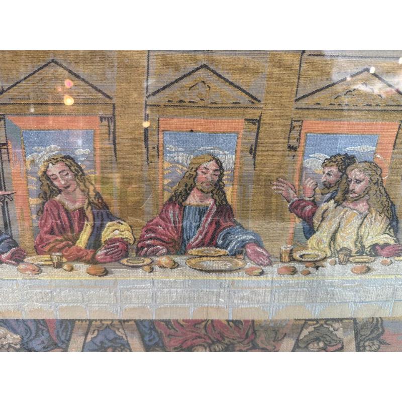 ARAZZO ULTIMA CENA E CORNICE DORATA  | Mercatino dell'Usato Trapani via libica 3