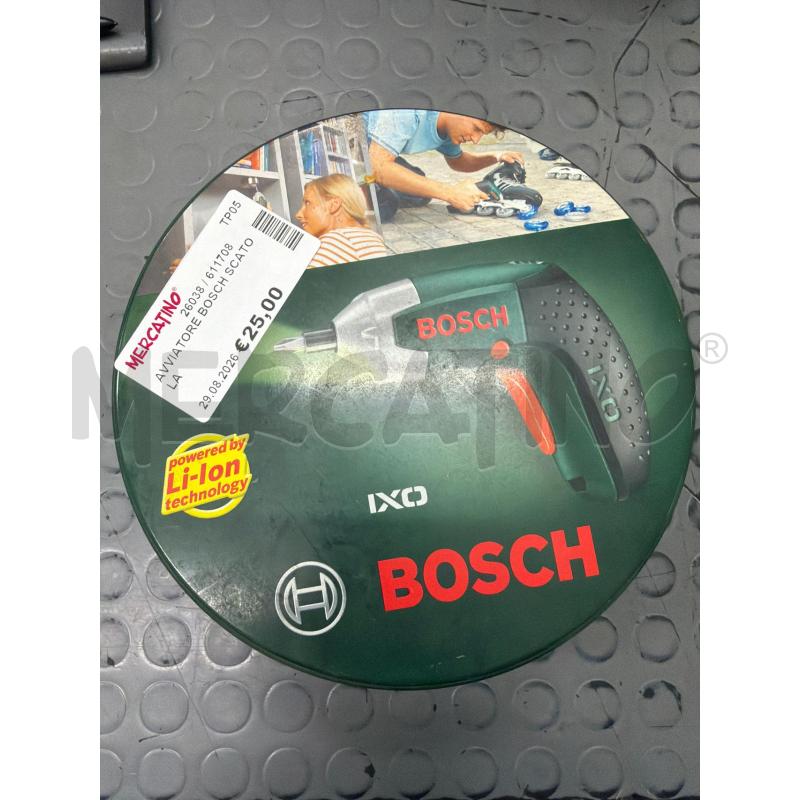 AVVIATORE BOSCH SCATOLA | Mercatino dell'Usato Trapani via libica 1