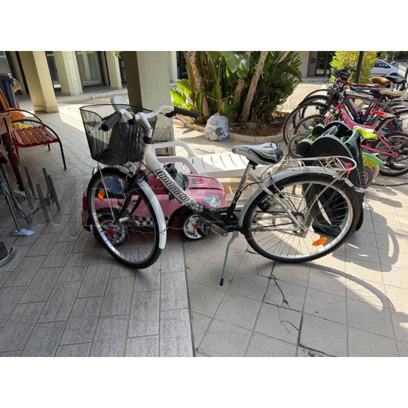 BICICLETTA DONNA LOMBARDO BIANCA 26 | Mercatino dell'Usato Trapani via libica 1