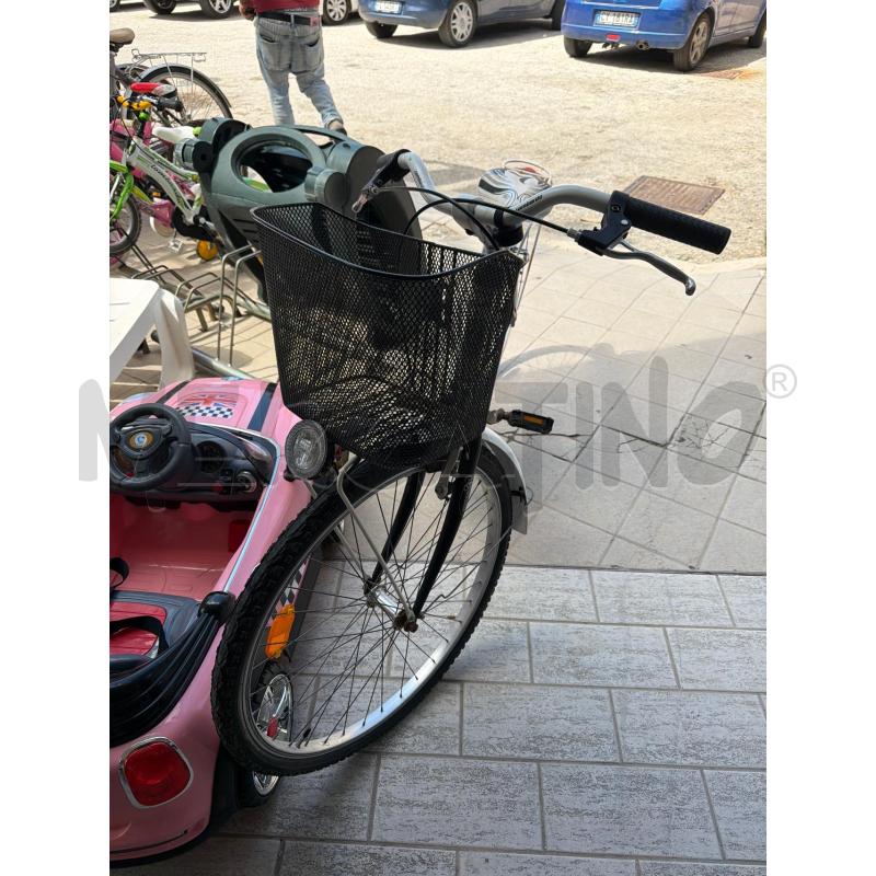 BICICLETTA DONNA LOMBARDO BIANCA 26 | Mercatino dell'Usato Trapani via libica 3
