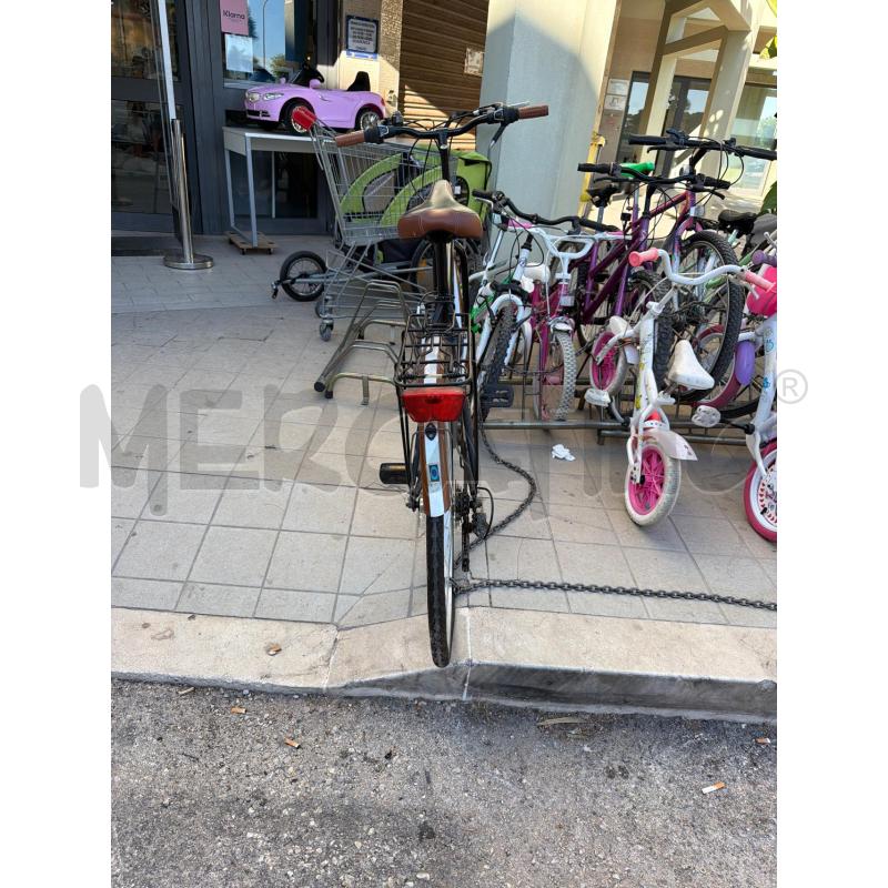 BICICLETTA UOMO NERA | Mercatino dell'Usato Trapani via libica 3
