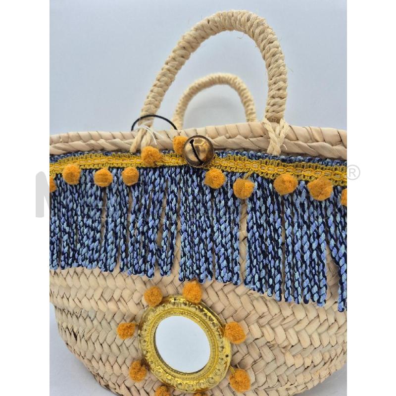 BORSA DONNA ARTIGIANALE PALMA  SPECCHIETTO | Mercatino dell'Usato Trapani via libica 2