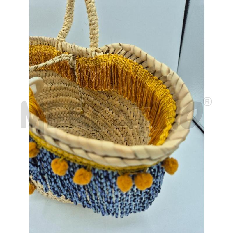 BORSA DONNA ARTIGIANALE PALMA  SPECCHIETTO | Mercatino dell'Usato Trapani via libica 4