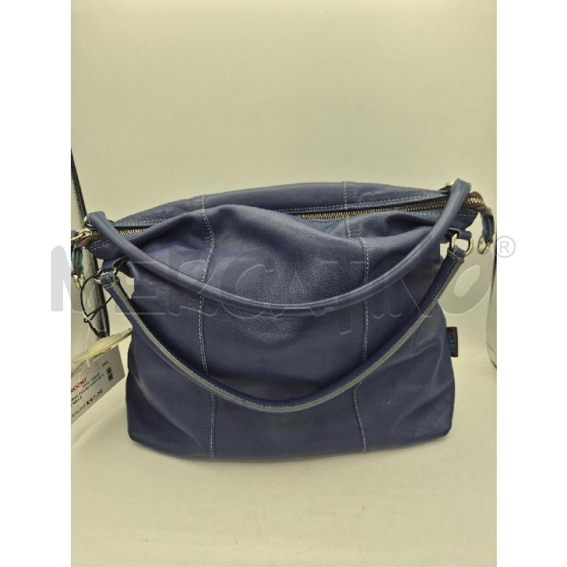 BORSA DONNA GABS BLU IN PELLE  | Mercatino dell'Usato Trapani via libica 1
