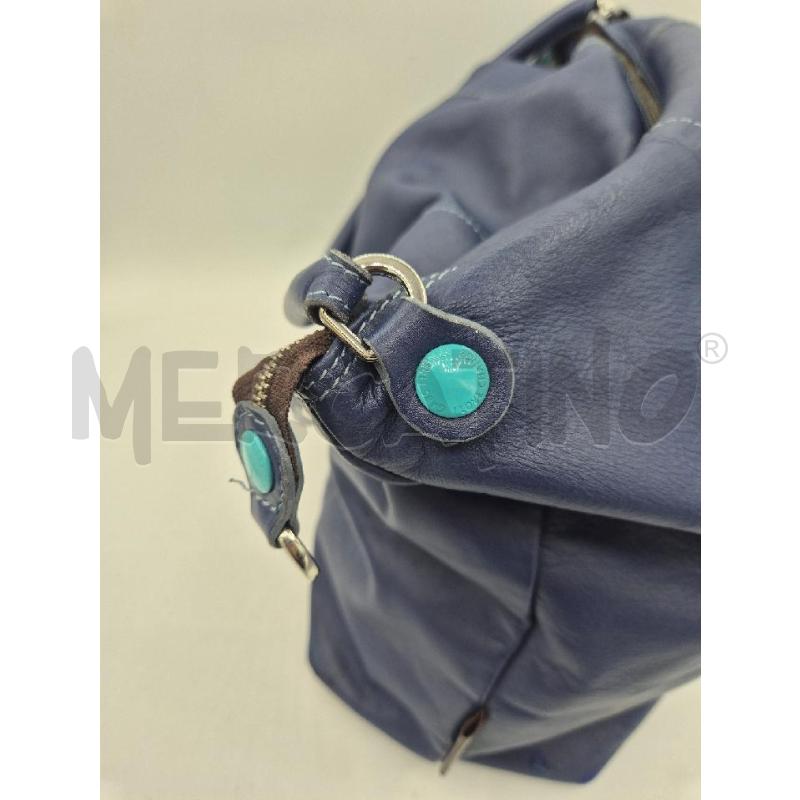 BORSA DONNA GABS BLU IN PELLE  | Mercatino dell'Usato Trapani via libica 3