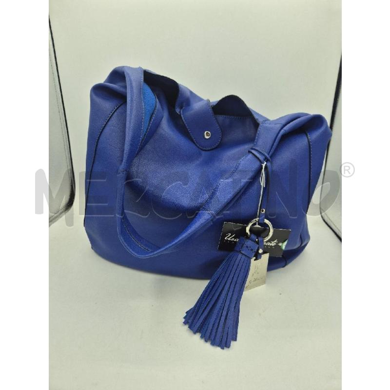 BORSA DONNA GATTINONI BLU ELETTRICO  | Mercatino dell'Usato Trapani via libica 1