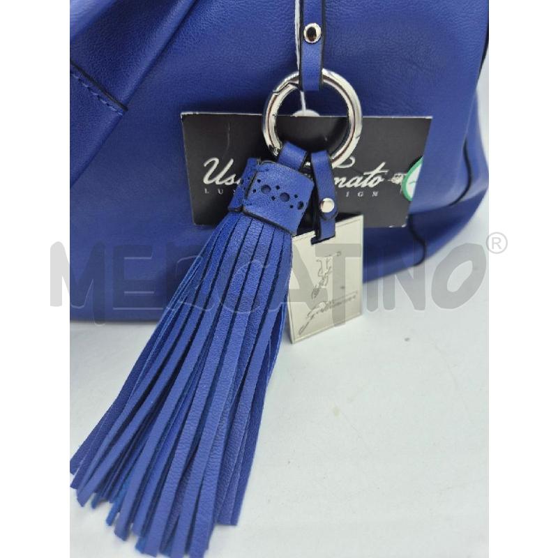 BORSA DONNA GATTINONI BLU ELETTRICO  | Mercatino dell'Usato Trapani via libica 2