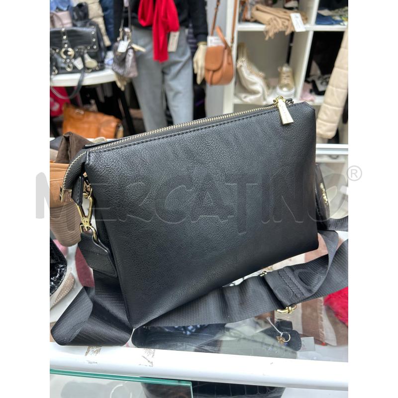 BORSA DONNA GIO CELLINI NERA CUORE ORO  | Mercatino dell'Usato Trapani via libica 3