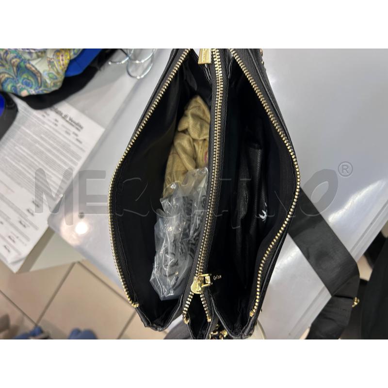 BORSA DONNA GIO CELLINI NERA CUORE ORO  | Mercatino dell'Usato Trapani via libica 5