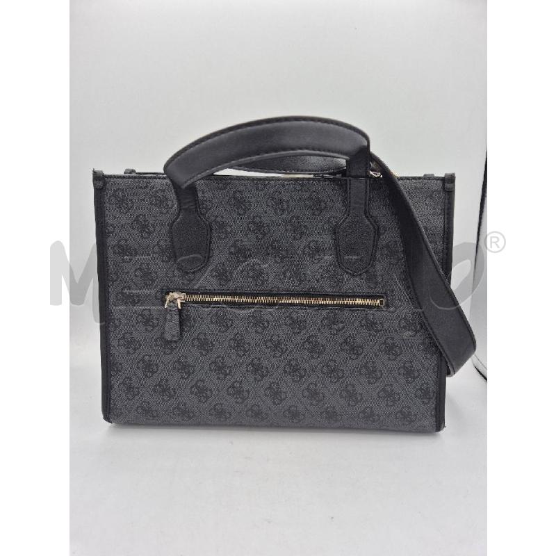 BORSA DONNA GUESS NERA LOGATA  | Mercatino dell'Usato Trapani via libica 4