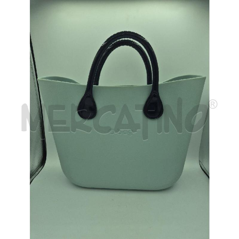 BORSA DONNA O BAG CELESTE MANICI BLU | Mercatino dell'Usato Trapani via libica 1