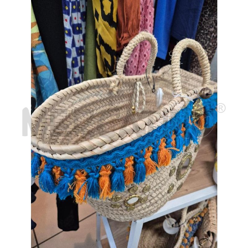 BORSA DONNA PALMA ARTIGIANALE  GIUMMI ZZURRI | Mercatino dell'Usato Trapani via libica 3