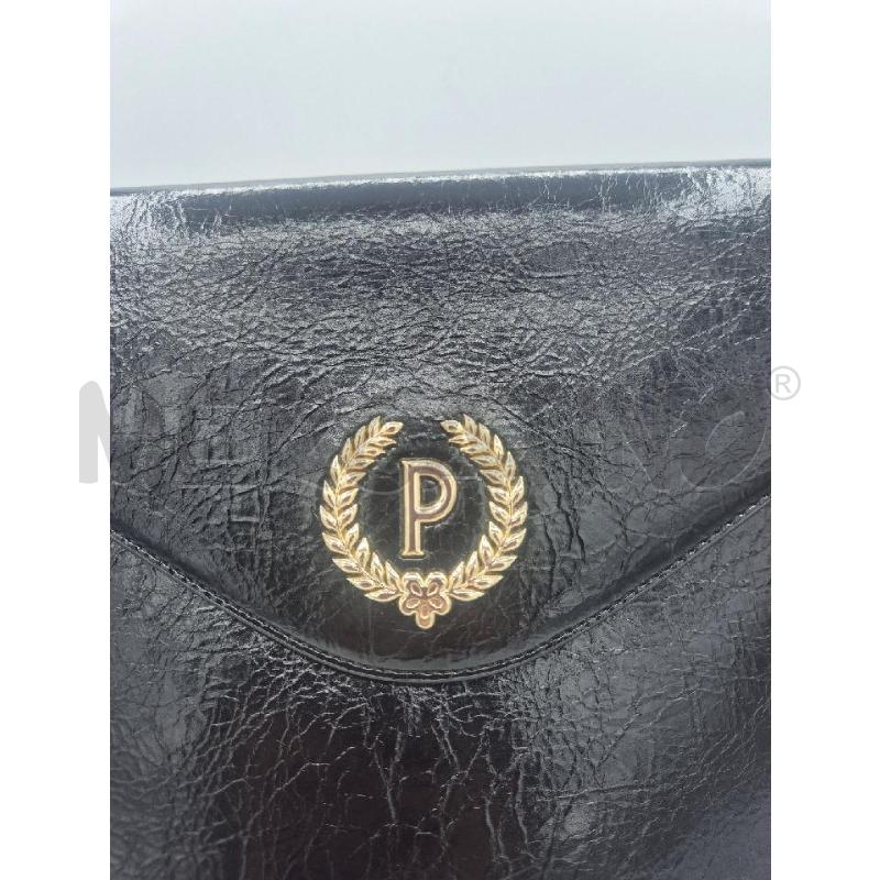 BORSA DONNA POLLINI NERA LUCIDA | Mercatino dell'Usato Trapani via libica 4
