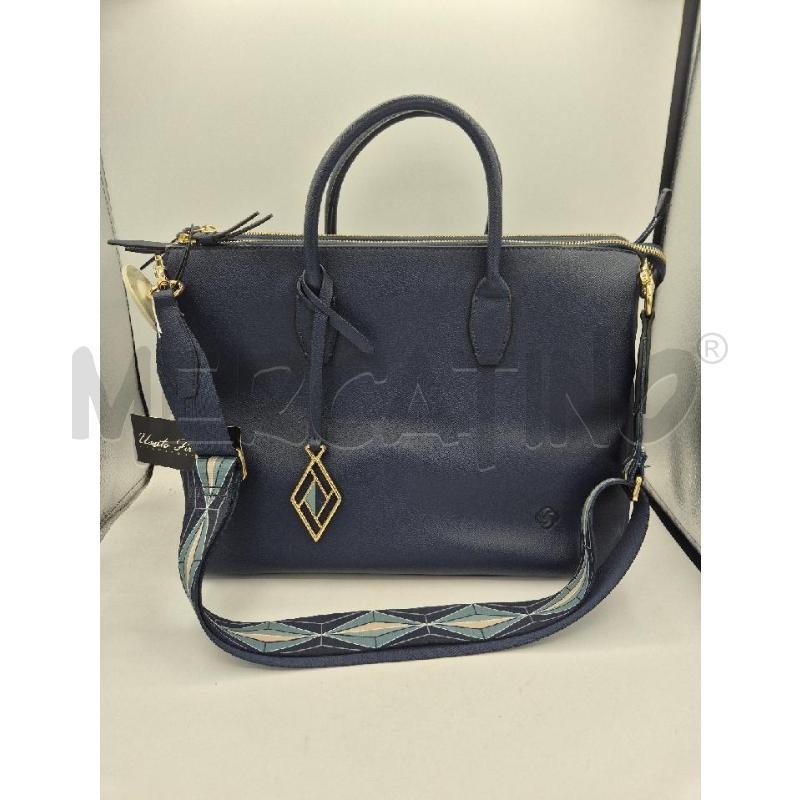 BORSA DONNA SAMSONITE BLU  | Mercatino dell'Usato Trapani via libica 1