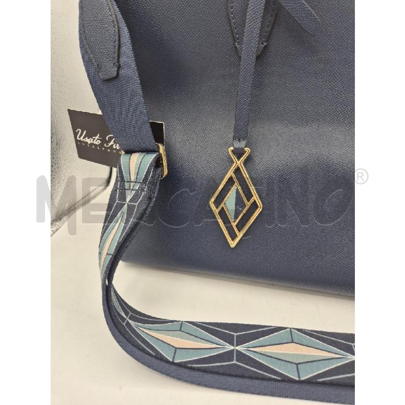 BORSA DONNA SAMSONITE BLU  | Mercatino dell'Usato Trapani via libica 2