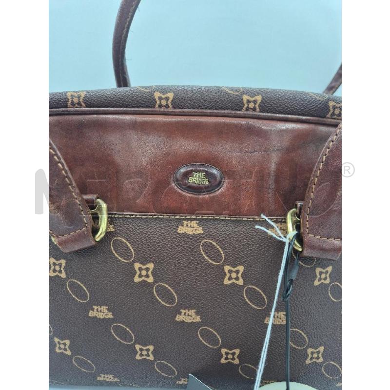 BORSA DONNA THE BRIDGE MARRONE  | Mercatino dell'Usato Trapani via libica 2