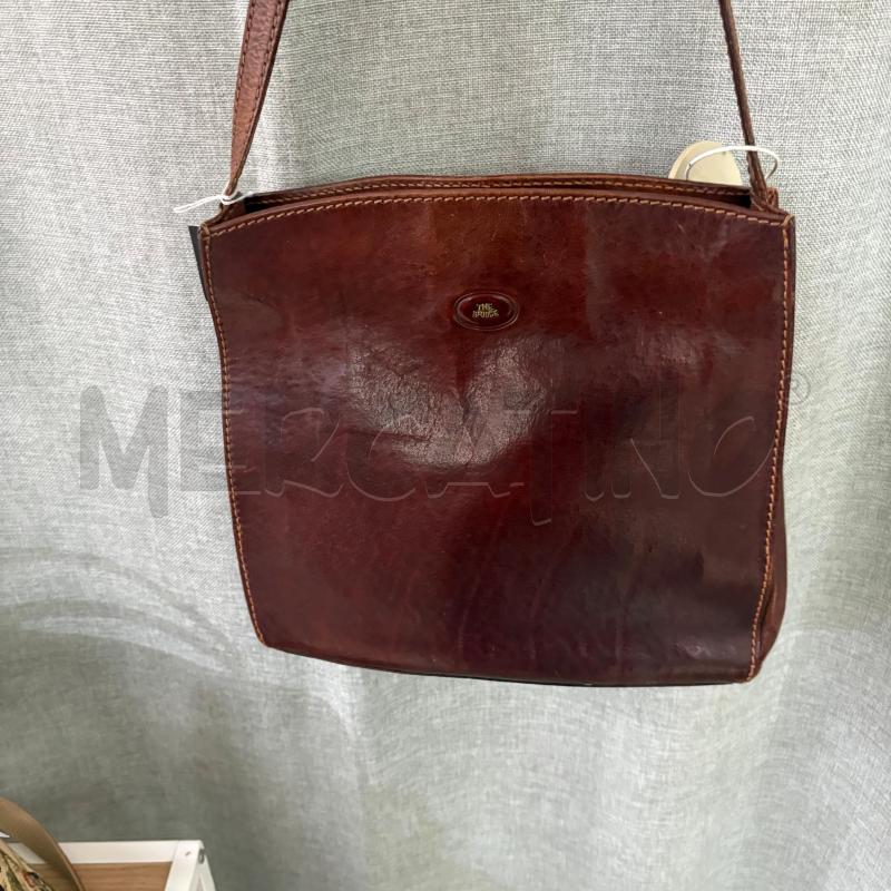 BORSA DONNA THE BRIDGE MARRONE  | Mercatino dell'Usato Trapani via libica 1