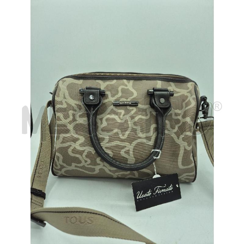 BORSA DONNA TOUS MARRONE  | Mercatino dell'Usato Trapani via libica 1
