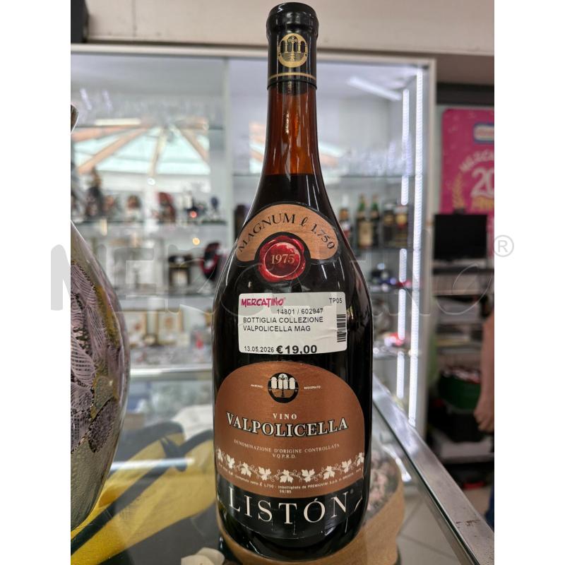 BOTTIGLIA COLLEZIONE VALPOLICELLA MAGNUM | Mercatino dell'Usato Trapani via libica 1