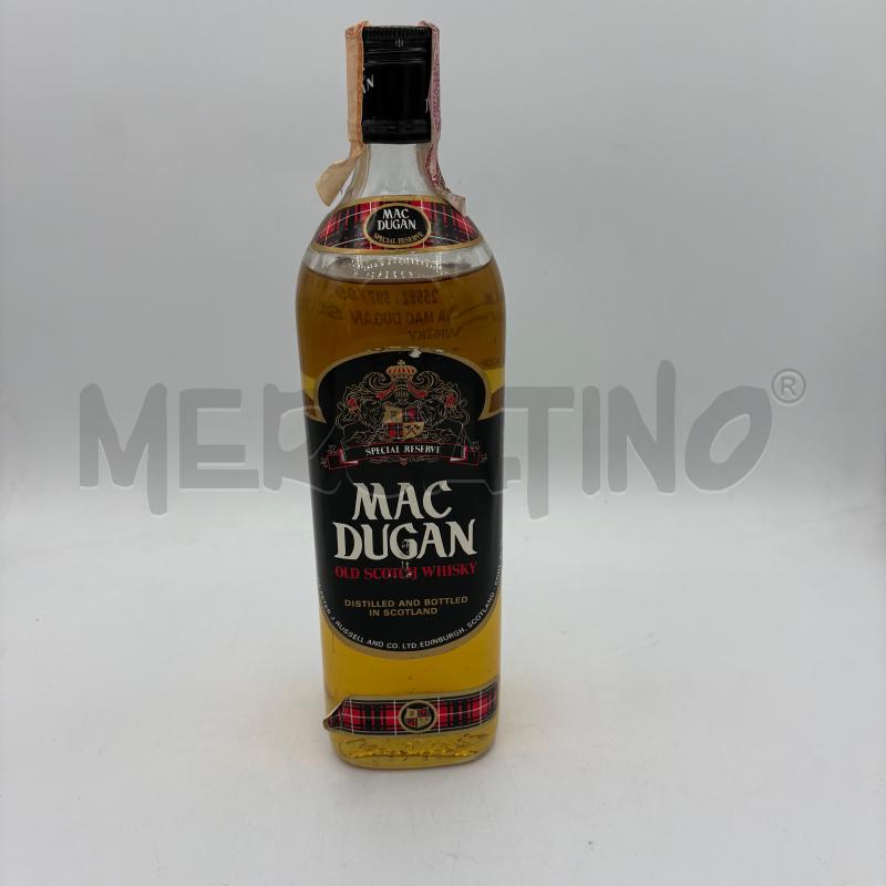 BOTTIGLIA MAC DUGAN SCOTCH WHISKY | Mercatino dell'Usato Trapani via libica 1