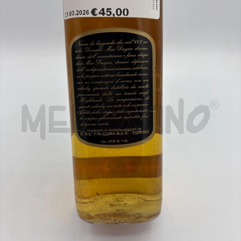 BOTTIGLIA MAC DUGAN SCOTCH WHISKY | Mercatino dell'Usato Trapani via libica 2