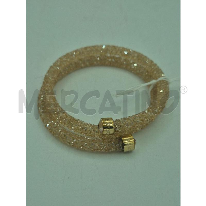 BRACCIALE SWAROSKI DORATO RIGIDO  | Mercatino dell'Usato Trapani via libica 1