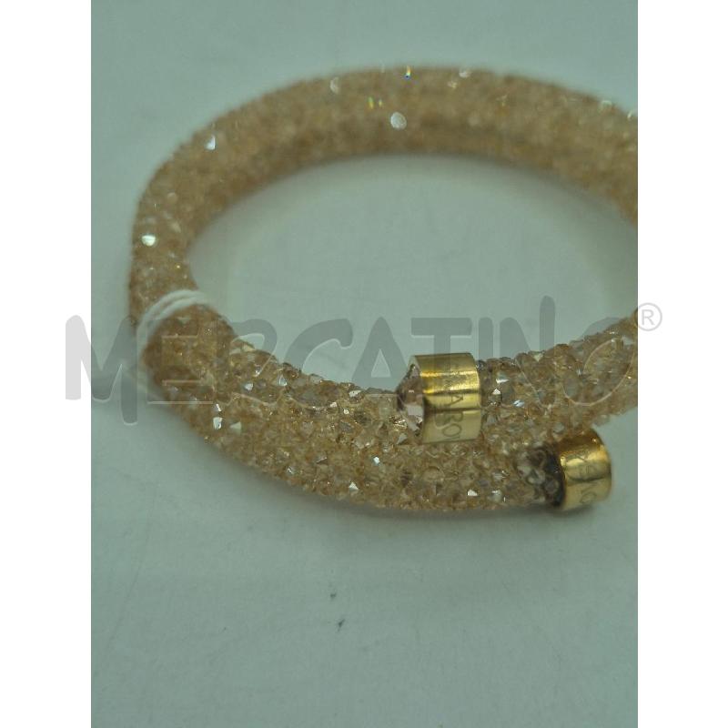 BRACCIALE SWAROSKI DORATO RIGIDO  | Mercatino dell'Usato Trapani via libica 3