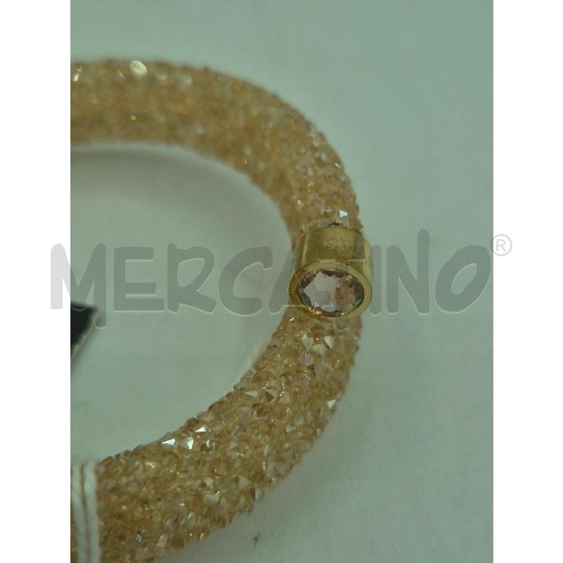 BRACCIALE SWAROSKI DORATO RIGIDO  | Mercatino dell'Usato Trapani via libica 4