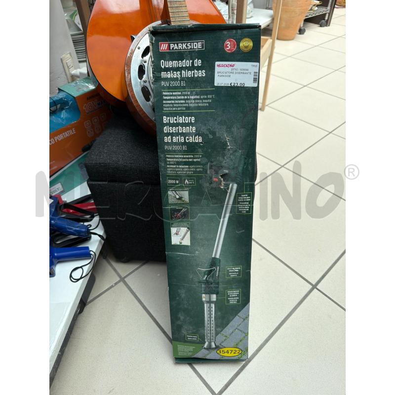 BRUCIATORE DISERBANTE PARKSIDE  | Mercatino dell'Usato Trapani via libica 1