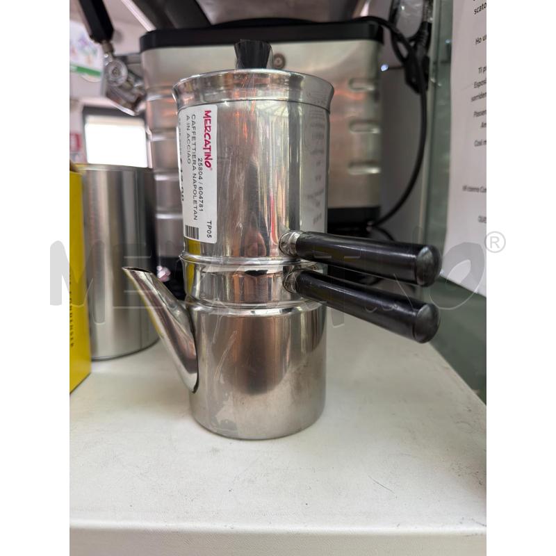 CAFFETTIERA NAPOLETANA IN ACCIAO | Mercatino dell'Usato Trapani via libica 2