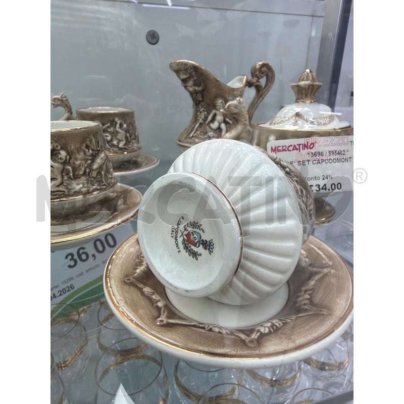 CAFFE' SET CAPODOMONTE DA 6  | Mercatino dell'Usato Trapani via libica 3