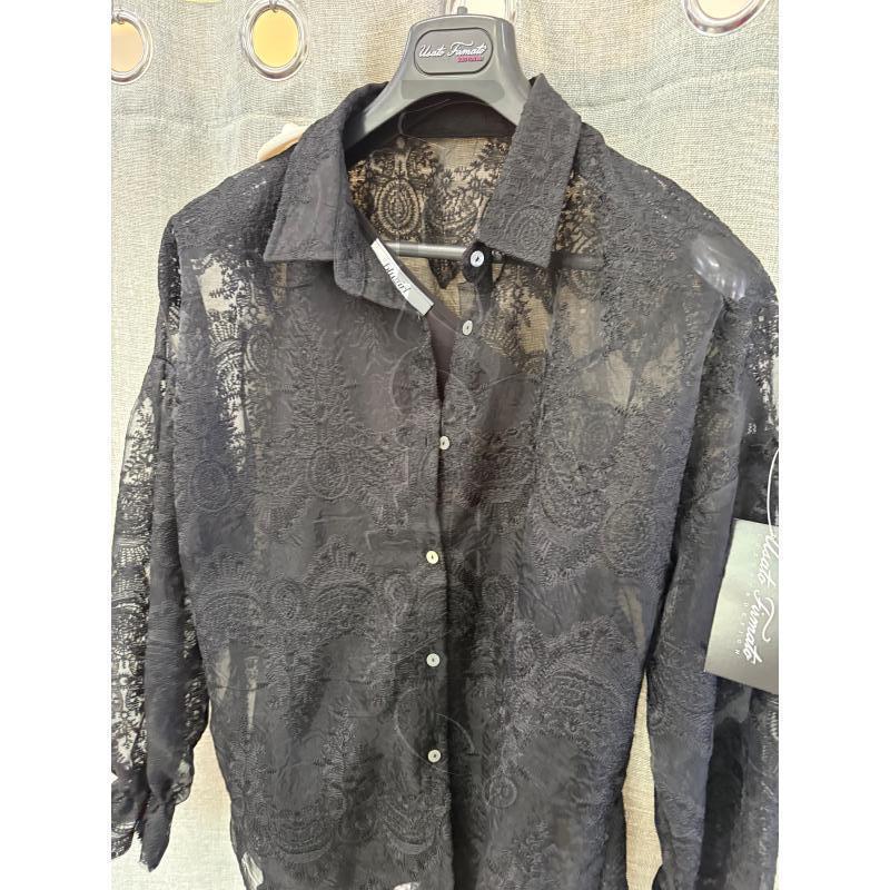 CAMICIA DONNA BLUGIRL NERA  | Mercatino dell'Usato Trapani via libica 4