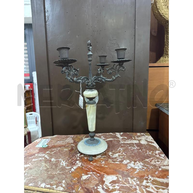 CANDELABRO ONICE 4 LUCI | Mercatino dell'Usato Trapani via libica 1