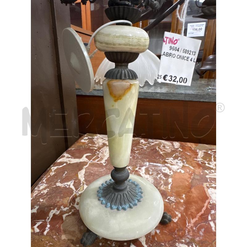 CANDELABRO ONICE 4 LUCI | Mercatino dell'Usato Trapani via libica 2