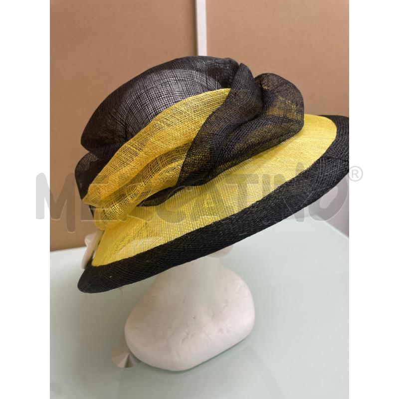 CAPPELLO DONNA GIALLO E NERO | Mercatino dell'Usato Trapani via libica 1